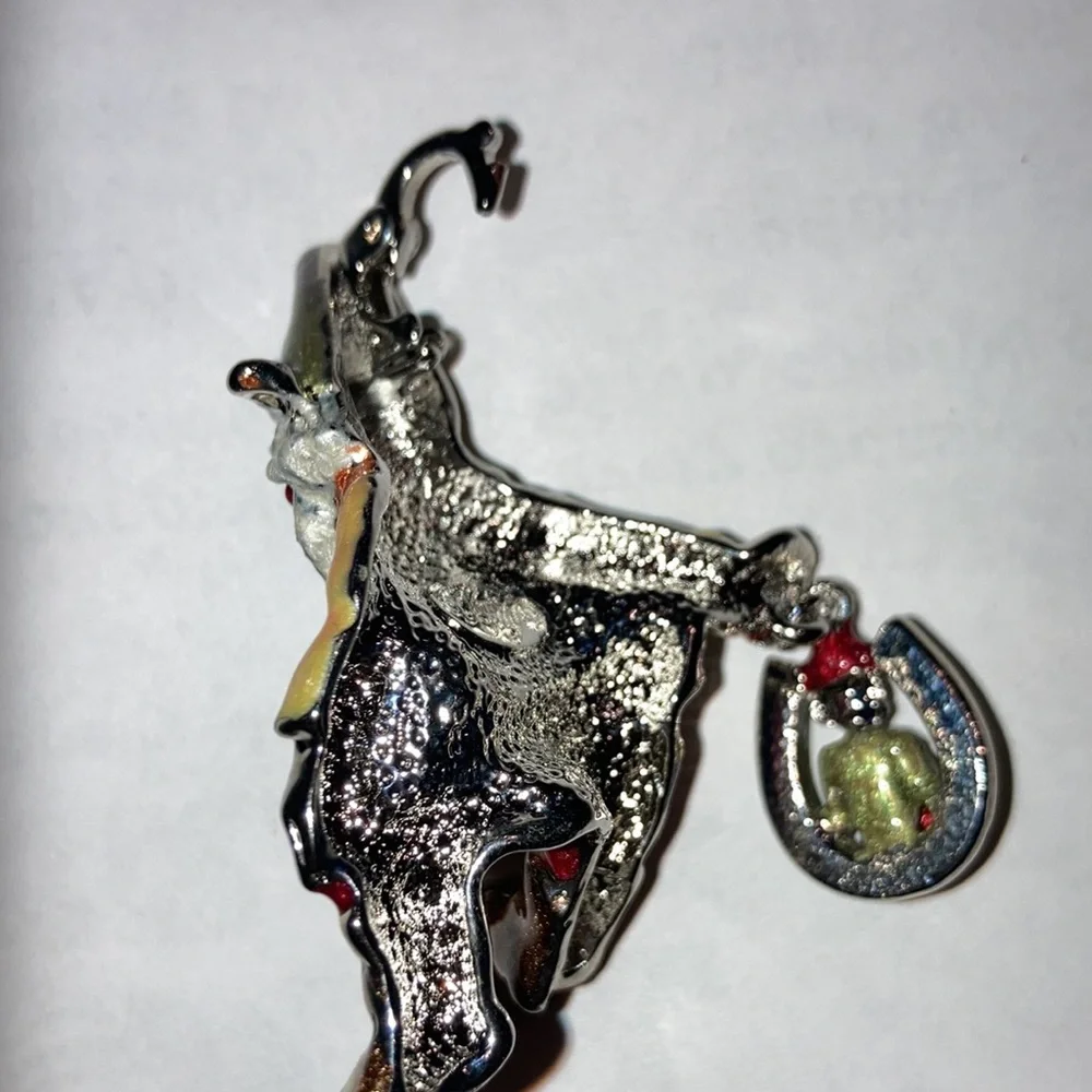 NWOT KIRK’S FOLLY GNOME RARE ST w/matching horseshoe earrings set $79 - Picture 5 of 10